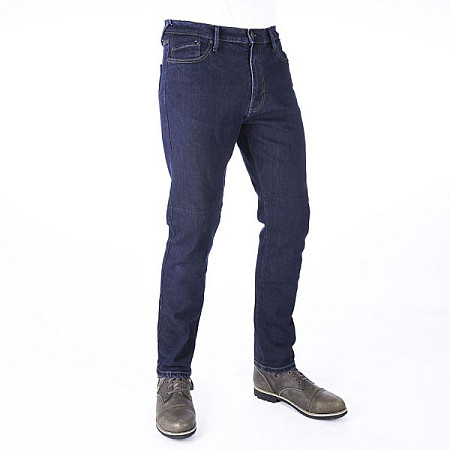 Pantaloni de blugi OXFORD SLIM JEANS CE AA RINSE WASH culoare bleumarin marimea 36 obisnuita DM199202R36 OX