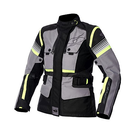 Jachete textile Jackets touring SPYKE EQUATOR DRY TECNO LADY colour anthracite/fluorescent/grey/yellow size 50 SPYKE 120530/10402/50