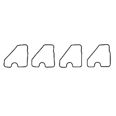 Etansare externa pentru carburator Float chamber gasket quantity per packaging: 4pcs TOURMAX FBG-140