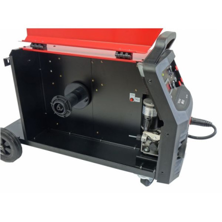 Sudor semi-automat MIG / MAG invertor sudor semi-automat mig / mag putere de sudura minima: 30A curent maxim de sudura: 230A putere nominala: 57kW alimentare electrica: 230V metoda de sudare: FLUX / MIG-MAG / MMA IDEAL TMIG230/1V2