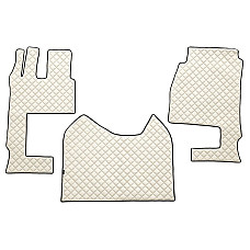 Covor compartiment picioare F-CORE pe intregul etaj scaun pasager convertibil cantitate in set 3 szt. material - piele matlasata eko culoare - sampanie cabina lata 250 cm MERCEDES ACTROS MP4 / MP5 07.11- F-CORE F-CORE FL04 CHAMP