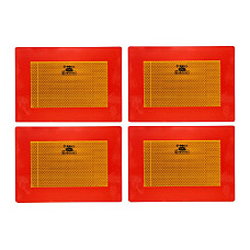 Semn de avertizare Warning/information boardWarning/information board RR 4pcs 200mm x 282mm CARGOPARTS CARGO-T072/RR