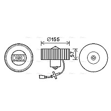 Electromotor, ventilatie interioara Suflanta de aer FORD COURIER FIESTA IV FIESTA/HATCHBACK FIESTA/MINIVAN KA PUMA STREET KA MAZDA 121 III 121 III/HATCHBACK 1.25-1.8D 08.95-11.08 AVA COOLING FD8568 AVA