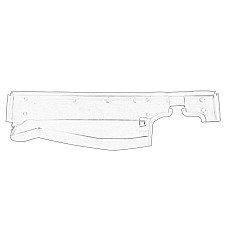 Cadru, radiator Radiator frame air duct OPEL ASTRA J ASTRA J GTC 09.09- OE OPEL 13 12 259