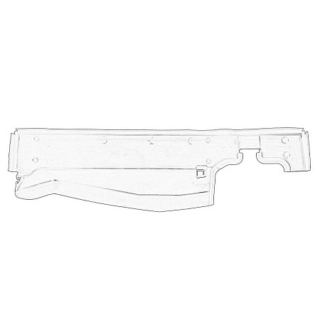 Cadru, radiator Radiator frame air duct OPEL ASTRA J ASTRA J GTC 09.09- OE OPEL 13 12 259