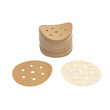Abrazivi GOLD Hartie abraziva: disc scai numar gauri: 7 gradatie: P240 diametru:150mm culoare: bej ambalaje 100 buc SUNMIGHT SUN52612