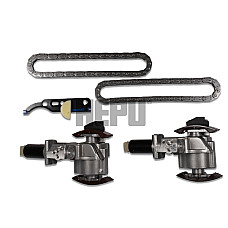 Chit lant de distributie Timing set chain + elements AUDI A4 B5 A4 B6 A6 C4 A6 C5 A8 D2 ALLROAD C5 SEAT LEON TOLEDO II SKODA OCTAVIA I VW GOLF IV PASSAT B5 PASSAT B5.5 1.8-2.8 12.95-06.06 HEPU HEP21-0469