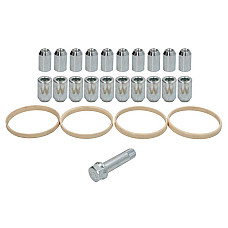 Trusa de montare a jantei de aliaj Fitting kit YA 76x706 N STAR 1/2 UNF + STAR TOOL K19 1 kit / 4 wheels - B/N qty 20 MAK MAK 8000000880