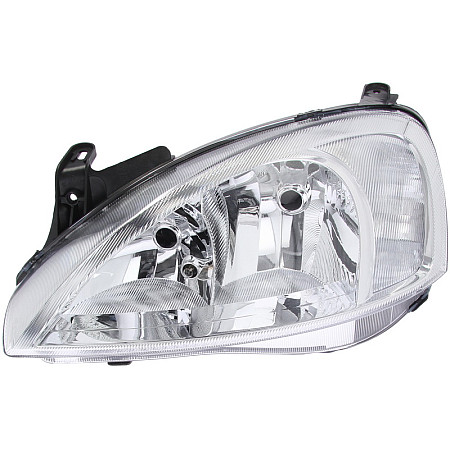 Far Lampa frontala Stanga H7 electric fara motoras halogen culoare insert cromat semnalizator transparent potriveste OPEL COMBO TOUR COMBO MINIVAN CORSA 1003 VALEO VAL087933