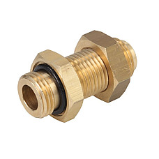 Cap de cuplare Montare TEKALAN Bulkhead/Conector drept M16x15 metal cantitate per impachetare: 1buc cu piulita PNEUMATICS PNPM16/M16DU