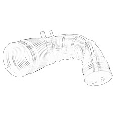 Palnie, filtru de aer Furtun filtru de aer ABARTH 500 / 595 / 695 FIAT DOBLO DOBLO CARGO 1.4 08.08- OE FIAT 51817836