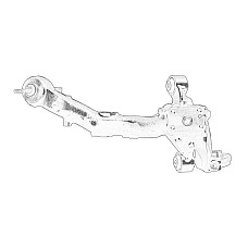 Brat, suspensie roata Rear axle track control arm L rear for cars from before 01/08/2014 use the screw number 51987244 strengthened suspension FIAT DOBLO DOBLO CARGO OPEL COMBO TOUR 1.3D-2.0D 10.01- OE FIAT 51999722