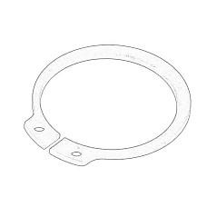 Ax cardanic Circlip ISUZU OE ISUZU ISU9091800280