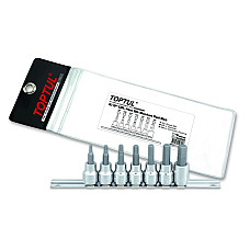 Set chei tubulare Mufe de biti setate omogen TOPTUL GBAG0702