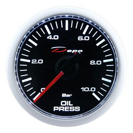 Manometru WSKAZNIK DEPO CSM 52mm  OIL PRESSURE CISNIENIE OLEJU DEPO RACING DP-ZE-005
