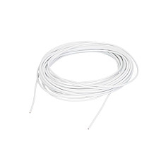 Cablaj Un singur fir culoare: Alb Cupru / Silicon sectiune transversala: 075mm lungime: 10m SENCOM SENLB1381-10