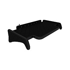 Raft interior cabina ofer Raftul cabinei Panou LED lumina alba cabina larga XXL mijloc cabina culoare: negru serie: ELEGANCE MAN F-CORE F-CORE FT04 BLACK