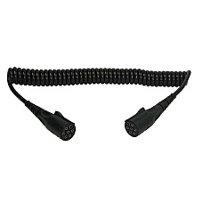 Cablu infasurat Spiral electric wire polyurethane max length 4m with female plugs number of pins: 7 plug type: N 24V no of lines: 1x15+6x1mm coated plugs type N EURO 5 PHILLIPS D212-01-040-1001