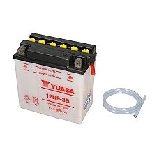 Acumulator Pornire yuasa Acumulator 12V 85A pornire 9Ah dimensiunea 138x77x141 cantitate de electrolit 0.6 poli + / aerisire P / P YUASA 12N9-3B YUASA