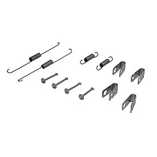 Set accesorii, sabot de frana Set de montaj pantofi de frana UKENDT ISUZU D-MAX II MITSUBISHI L200 / TRITON 1.9D-2.5D 11.05- QUICK BRAKE QB105-0888