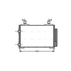 Condensator, climatizare A/C condenser with dryer HONDA PILOT 3.5 09.02-12.04 AVA COOLING HD5217D AVA