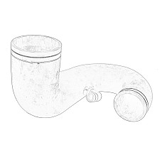 Palnie, filtru de aer Air inlet pipe FENDT 922 VARIO 924 VARIO 926 VARIO 927 VARIO 930 VARIO 933 VARIO 936 VARIO OE AGCO 931202090010-AGCO