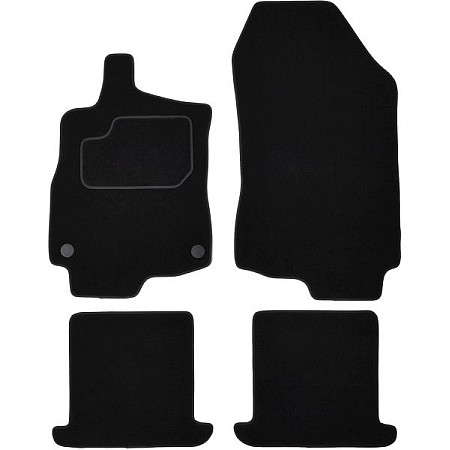 Covoras podea textil Floor mats Velours 4 pcs front/rear set colour neagra RENAULT MEGANE 06.10- Cabriolet MAMMOOTH MMT A041 RNT365 PRM 01