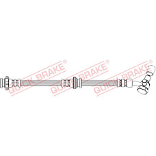 Furtun frana Furtun/conducta de frana flexibil Fata Dreapta lungime 602mm M10x1/M10x1 NISSAN QASHQAI II RENAULT KADJAR 1.2-1.6D 11.13- QUICK BRAKE QB50.749X