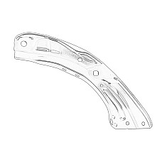 Acoperire fata Headlight reflector mounting header panel L upper part metal SKODA RAPID 07.12-03.17 OE SKODA 5JA 805 931B