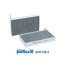 Filtru, aer habitaclu Cabin filter with activated carbon TESLA MODEL 3 MODEL Y Electric 01.17- PURFLUX PX AHC736-2