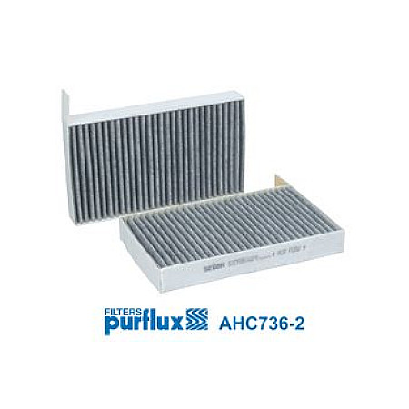 Filtru, aer habitaclu Cabin filter with activated carbon TESLA MODEL 3 MODEL Y Electric 01.17- PURFLUX PX AHC736-2