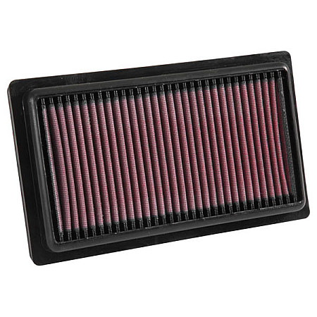 Panou de filtrare (cartus) Sports air filter - Panel Square dl.: 250mm szer.: 148mm wys.:27mm  HYUNDAI BAYON I20 ACTIVE I20 I I20 II I20 III 1.0-1.6 08.08- K&amp;N FILTERS 33-3052
