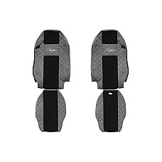 Husa scaun Huse pentru scaune Elegance gri material eco-piele / velours serie ELEGANCE MERCEDES F-CORE F-CORE FX10 GRAY