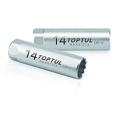 Tubulare si accesorii lumanari TOPTUL atasament 3 / 8 cu mecanismul de a sesiza o lumanare 14mm TOPTUL BAAX1214