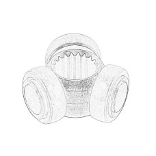 Tripoda,cardan Drive shaft cross-piece FIAT 500 500 C PANDA LANCIA YPSILON 1.1-1.2LPG 09.03- OE FIAT 46308007