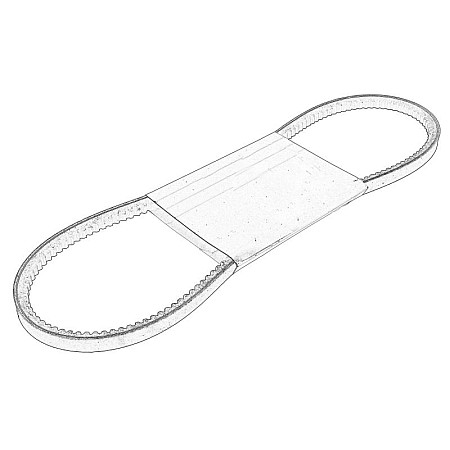 Curea transmisie cu caneluri Multi-V-curea PERKINS T80109107