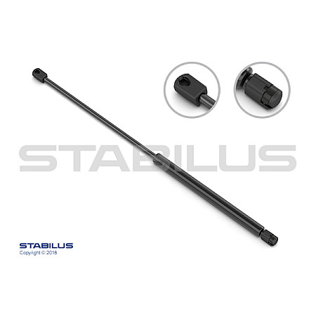 Amortizor, luneta Arcul cu gaz arcul cu gaz de incarcare Dreapta/Stanga lungime maxima: 382mm sUV:117mm JEEP GRAND CHEROKEE III AUTOTURISM DE TEREN INCHIS 10.04-10.11 STABILUS STA820014
