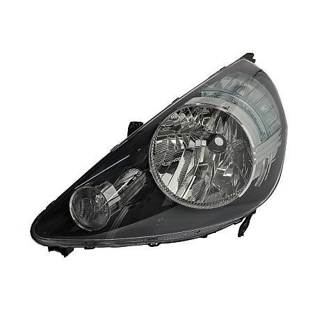 Far Lampa frontala Stanga H4 electric fara motoras culoare insert: negru/cromat HONDA JAZZ II -07.08 TYC TYC 20-1194-06-2