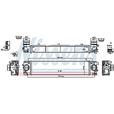 Admisie racitor de aer Supply air cooler VOLVO XC40 1.5-2.0D 03.18- NISSENS NIS 961541