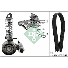 Pompa apa + Set curea transmisie cu caneluri Multi-V-Belt kit rolls and water pump OPEL AGILA ASTRA G CORSA B CORSA C CORSA C/HATCHBACK SUZUKI WAGON R 1.0/1.2 11.96-12.09 INA 529 0297 30