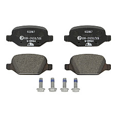 Set placute de frana Spate cu suruburi de ghidare a etrierului de frana ALFA ROMEO 147 156 GT FIAT LINEA LANCIA LYBRA 1.4-3.2 02.97- ATE 13.0460-2867.2