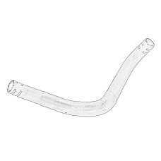 Tampon, stabilizator cabina conducator Conducta de recirculare fumului evacuare a radiatorului IVECO DAILY OE IVECO 504331494