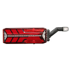 Stop spate Rear lamp R ECOLED III LED 24V with indicator with fog light reversing light with stop light parking light triangular reflector with extension arm lamp dynamic indicator connector: 4x 2PIN/ ASPOCK A25-4122-031