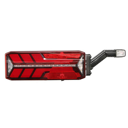 Stop spate Rear lamp R ECOLED III LED 24V with indicator with fog light reversing light with stop light parking light triangular reflector with extension arm lamp dynamic indicator connector: 4x 2PIN/ ASPOCK A25-4122-031