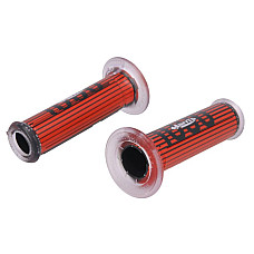 Miner Grips ghidon diametru 22 24mm lungime 120mm Culoare drum negru gri rosu Harri's buc ARIETE 01687 F CR