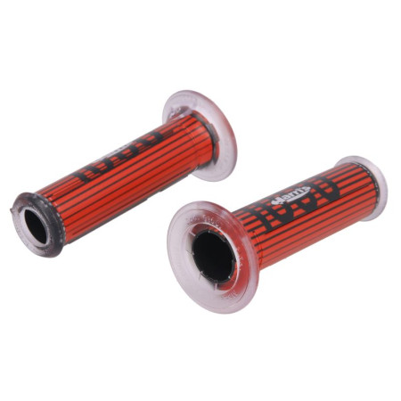 Miner Grips ghidon diametru 22 24mm lungime 120mm Culoare drum negru gri rosu Harri's buc ARIETE 01687 F CR