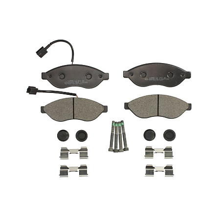 Set placute de frana Fata cu lacat cu senzor de uzura integrat cu suplimente CITROEN JUMPER FIAT DUCATO PEUGEOT BOXER 2.0D-3.0D 04.06- BRECK 24469 00 703 10