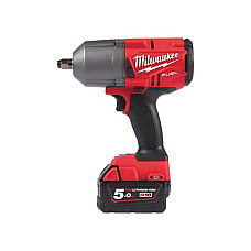 Pistol de impact pneumatic sursa de alimentare: pe baterii M18 FHIWF12-502X patrat exterior 1/2 cuplu maxim: 130 / 400 / 1356Nm 18V 2 x 5Ah impachetare: valiza baterie inclusa incarcator inclus MILWAUKEE 4933459696