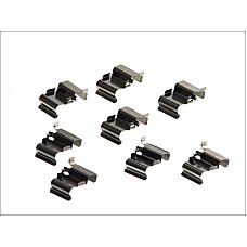 Set accesorii, placute frana Kit montare placute frana Spate MITSUBISHI PAJERO IV TOYOTA LAND CRUISER 90 3.0D-3.8 03.96- QUICK BRAKE QB109-1033