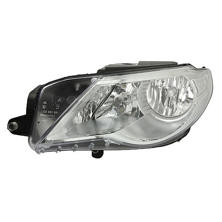 Far Lampa frontala Stanga halogen 3*H7/W5W electric cu motor culoare insert: cromat VW PASSAT B6 MAGNETI MARELLI 711307023028